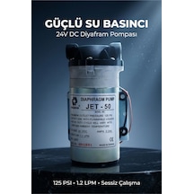 Jet 50 Diyaframlı Su Arıtma Pompası - 24v Dc, 1.2 Lpm, 130 Psı Basınç
