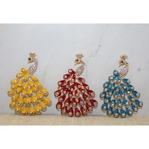 Swarovski Taşlı Magnet Model 4 Açık Bej