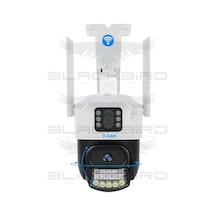 Okam-6015 Beyaz 6 Mp 3.5 İnç Dual Lens Wifi Ptz Kamera