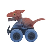 Sürtmeli Dinazor Arabalar 12 Cm - H-20 - Parasaurolophus - Mavi Lisinya