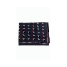 Zero Land Kuru - 95 - Kafa Desenli Bandana - Nazblsmm - 50x50 Lacivert