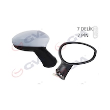 Gva 1028241 Dış Dikiz Aynası Sağ Grande Punto 06 Lınea 07 Elektrikli Isıtmalı Astarlı Konveks 7 Fiş Vm-6156ehpsr 735410639-735413381-735410430