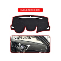 Hyundai İ30 2012+torpido Koruma Halısı Kırmızı Kenar