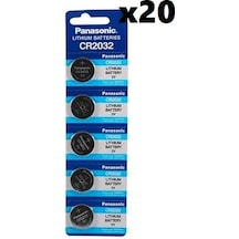 Panasonic CR2032 3V Lityum Blister Düğme Pil 5 x 20'li