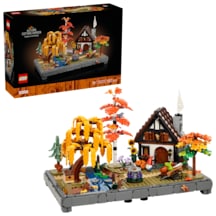 LEGO® Icons Sonbahar Bağ Evi Bahçesi 11372 – Yetişkinler için Mevsimlik Çiçekler İçeren Yaratıcı Model Yapım Seti (1102 Parça)