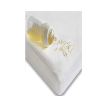 Bebesi Bebe Fitted Alez 60x120 Cm Pamuk Sıvı Geçirmez Beyaz