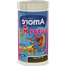 Guppy Mix Granül Balık Yemi, 250 Ml, 100 Gr Ağırlığında