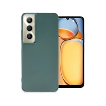 Uryport Realme C65 Kılıf Petro Silikon - Koyu Yeşil