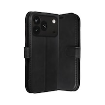 Huawei Honor 600 Pro Trend S Plus Kapaklı Kılıf - Siyah Evimdeyokyok