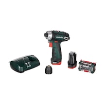 Metabo Powermaxx BS 12V Şarjlı Matkap + Çift Akülü Bez Çantalı Set 600079510