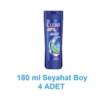 Clear Men Cool Sport Menthol Kepeğe Karşı Şampuan 4 x 180 ML