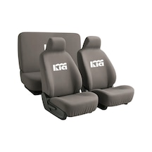 Kia Ceres İle Uyumlu Koltuk Servis Kılıfı Servis Amaçlı Gri
