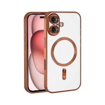 Apple İphone 17 Uyumlu Kross Magneticsafe Kapak - Turuncu