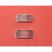Abs Plastik Krom Kaplama Sinyal Çevresi 2 Adet 13 Cm/5cm
