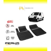 Citroen Nemo Ön 2 Parça 2008 Ve Üstü Uyarlanabilir Havuzlu Paspas
