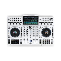 Denon Prıme 4 + Whıte İkinci Nesil Profesyonel 4-kanal Dj Controller, Standalone Player, Engine Prime Sistemi Beyaz