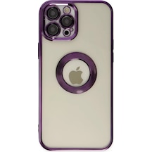 Newface Apple İphone 12 Pro Kılıf Slot Silikon - Mor
