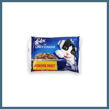 Felix Sığır Etli Kedi Pouch 4x85gr Agc