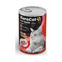 Eurocat - 939 - Kuzu Parça Etli Ytş. Kedi Konserve - Csmo-tex - 400 Gr