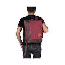 Strong 15.6 Inch Laptop Bölmeli Sırt Çantası, Okul Ve Seyahat Çan Bordo (490565514)