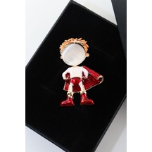 Süpermen Broş. Yaka İğnesi Süpermen Broş. Taşlı Tasarım Süpermen Broş. Erkek Broş. Broş. Çok Renkli