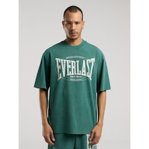 Everlast Authentic Boxing Oversize Koyu Yeşil Erkek Tişört Koyu Yeşil
