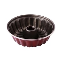Yanmaz Yapışmaz Derin Teflon Kek Kalıbı 27x9cm Çok Renkli
