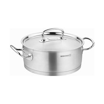 Korkmaz Proline 24 Cm Satin Paslanmaz Çelik Kısa Tencere A1170