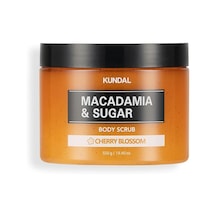 Macadamia Özlü Vücut Peelingi Kundal Macadamia & Sugar Body Scrub 550g Cherry Blossom