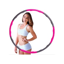 1000 Gr Hula Hoop Egzersiz Çemberi 8 Parça Pembe, Hula-499555