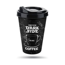 Ihtiyaçlimanı Coffe Plastik Bardak 400 Ml Dark Side , Kahve Çay Bardağı