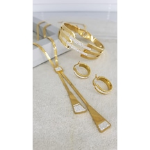 Sones Çelik Takı Setleri Sns500508 Gümüş - Rose Gold
