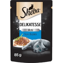 Sheba Delikatesse Ton Balıklı Jöleli Pouch Yetişkin Kedi Yaş Maması 85 G