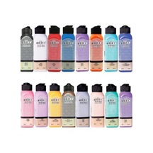 Akrilik Boya 140 Ml 18 Renk Set, Tuval, Kağıt, Metal, Porselen, Seramik Ve Cam Yüzeylere Uygun Genel