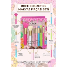 Rosıa Rose Cosmetics 7 Parça Makyaj Fırça Seti