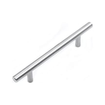 Alüminyum Paslanmaz İnox 128 mm Mobilya Boy Kulp Çap: 12 mm