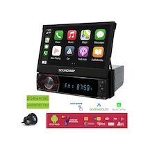 Soundway Sw-10600 Android İndash Teyp 7 İnç 2+64gb Android 14 Bt Usb Sd Hd Fm Mirrorlink Carplay