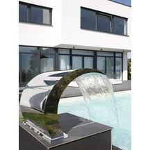 DEV PASLANMAZ 500x1000 mm Lüks Model Havuz Şelale AISI 316 Kalite