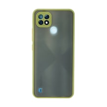 Realme C21 Kılıf Montreal Silikon Kapak - Açık Yeşil