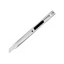 Kyrotech Profesyonel Cep Tipi İnce Metal Maket Bıçağı Alüminyum Kasalı Otomatik Bıçak Kilit Sistemli Falçata Cep Asma Klipsli 132 Mm