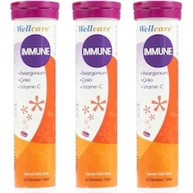 Wellcare Immune 15 Efervesan Tablet 3 Adet