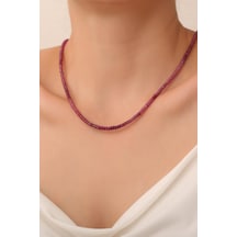 Yakut Taşı Kolye 925 Ayar Gümüş Aparatlı