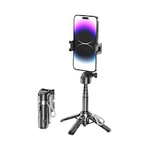 Ayrex P15 Mini Selfie Çubuğu Tripod Bluetooth Uzaktan Kumandalı 360' Dönebilen Çok Amaçlı Tripod Diğer