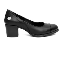 Mammamia D24ya-675 Kadın Deri Topuklu Ayakkabı Siyah-siyah