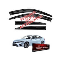 Honda Civic Fe1 Sedan/hb Ferrous Cam Rüzgarlığı 4lü Set 2021 Ve Üstü