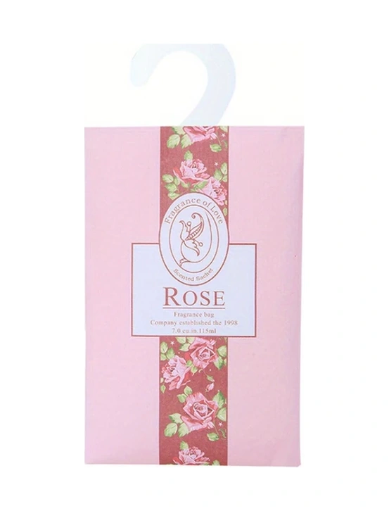 Dashanshop Gül Kokulu 6 Adet Dolap Askılı Koku Torbaları - Doğal Parfüm