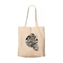 Skull Smoker Rider Krem Kanvas Bez Çanta Krem