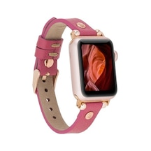 Bouletta Watch Uyumlu Deri Kordon 38-40-41Mm Rt Cp4 Fuşya