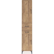 Arges Dolap 4 Raflı 2 Çekmeceli 2 Kapaklı 44x30x221 Çam-çam Çam