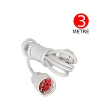 Tek-iş Uzatıcı Takımı Uzatma Kablosu Topraklı Seyyar Ara Kablo 3 Metre Diğer